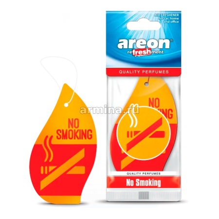Ароматизатор "AREON" бумажный "MON CLASSIC" "Refreshment" No Smoking /уп-20/120/360