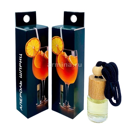 Ароматизатор "FRESH ESCAPE" флакон с деревянной крышкой "Апероль шприц" 4мл/блок 36